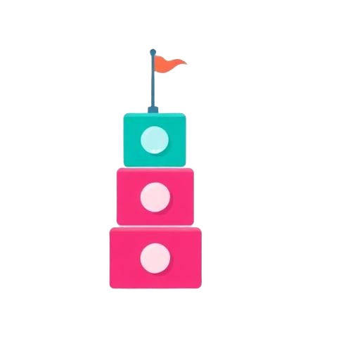 Stacked ERP programme delivery phases with milestone markers